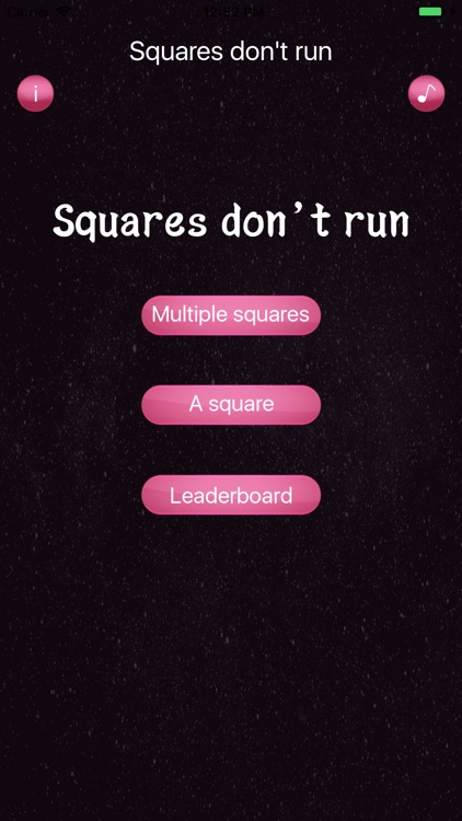 Squares don't run