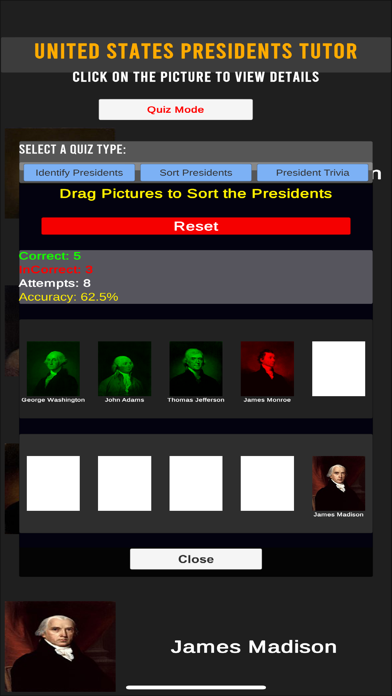 United States Presidents Tutor screenshot 3