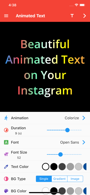 Animated Text for Instagram(圖1)-速報App