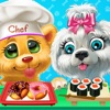 Cute Pets Kitchen Cooking