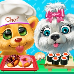 Cute Pets Kitchen Cooking