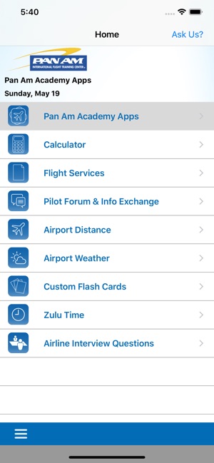 Pan Am Academy Apps