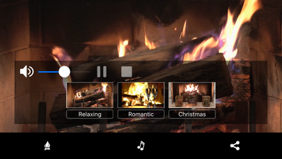 Screenshot #1 pour Fireplace With Music HD
