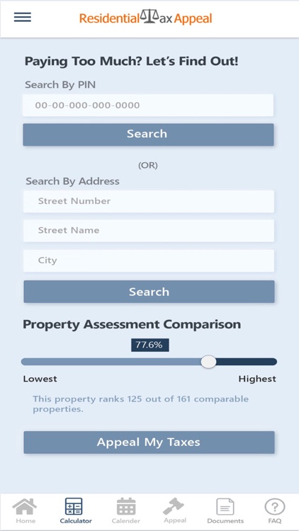 Residential Tax Appeal