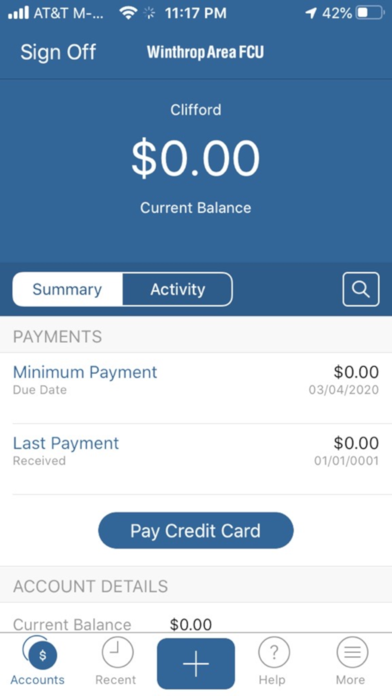 WAFCU Credit Card Mobile App screenshot 3