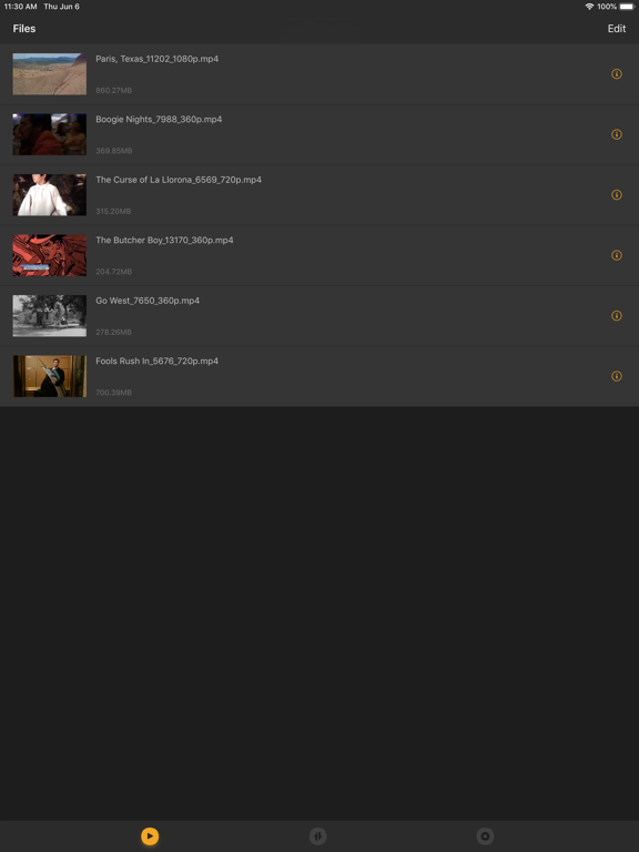 iPad Image of KFPanda Player