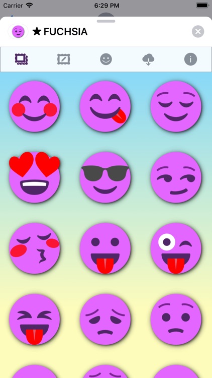 FUCHSIA Emoji • Stickers