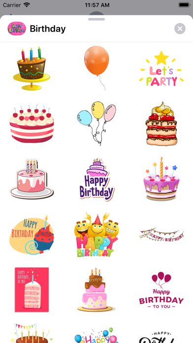 100+ Happy Birthday Stickers screenshot 3