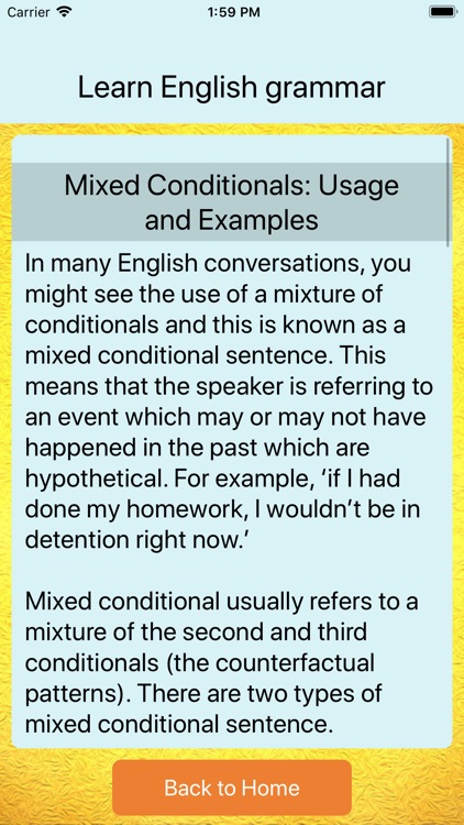 English Grammar: Conditionals screenshot-3