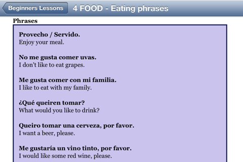 Learn Spanish by Video screenshot 3