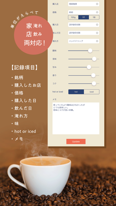 コーヒーメモのおすすめ画像3