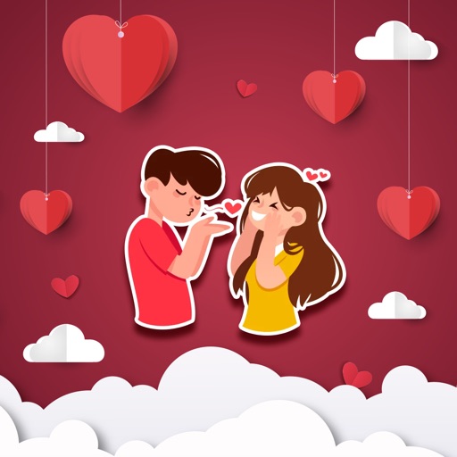 Love Story Stickers Valentine