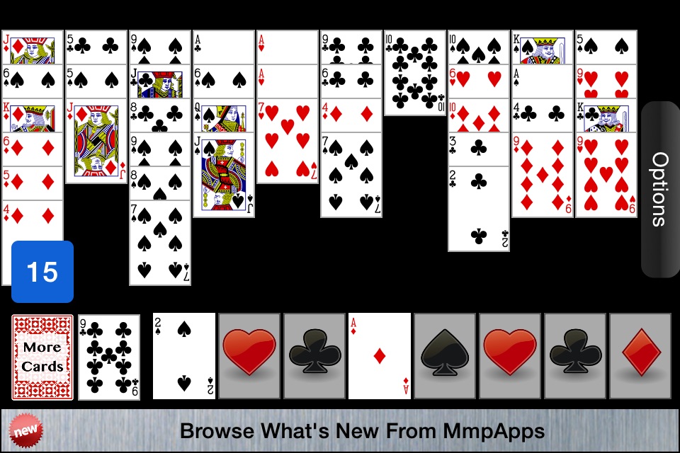 40 Thieves Solitaire screenshot 3