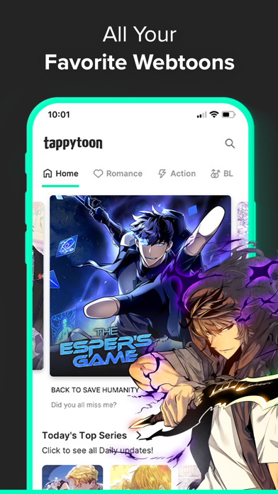 Tappytoon Comics & Novels Screenshot