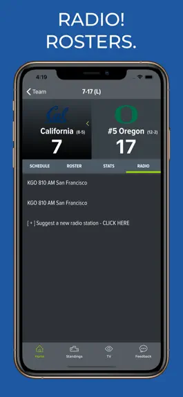Game screenshot California Cal Football App apk