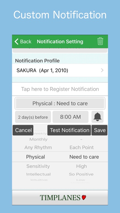 Biorhythm Tracker BioAffinity