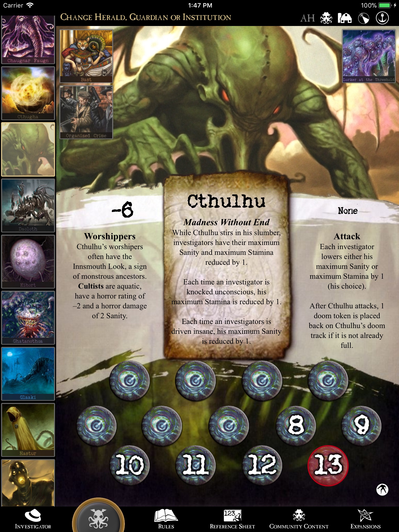 Assistant for Arkham Horror screenshot 2