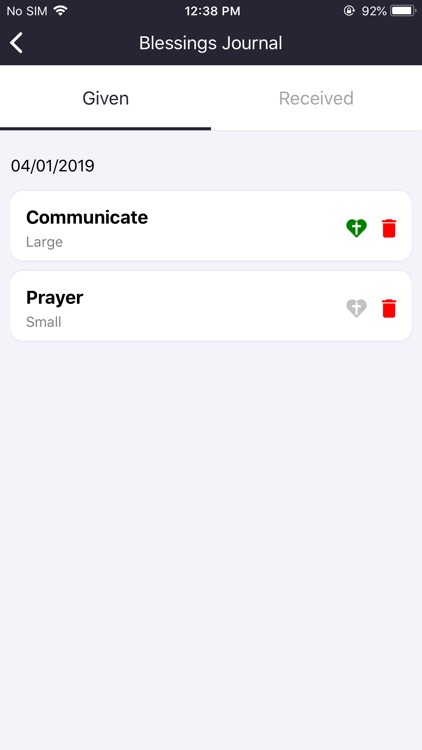 Blessing Tracker App screenshot-3