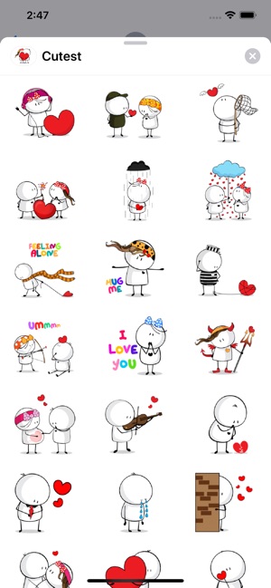 Cutest Love Making Sticker Emo(圖1)-速報App