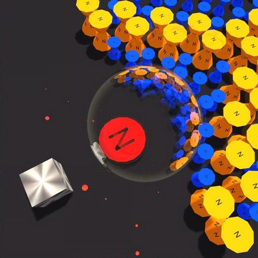 magnet ball color bump 3D iOS App