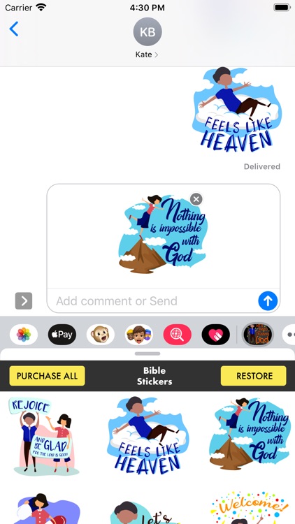 Bible Stickers - Christian screenshot-3