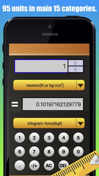 Unit of measurement converter screenshot 2