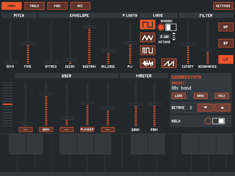 SquareSynth 2 - náhled