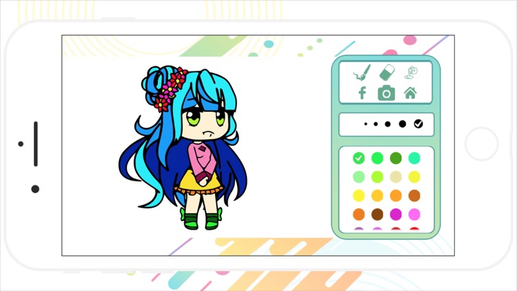 Gacha Glitter Coloring book