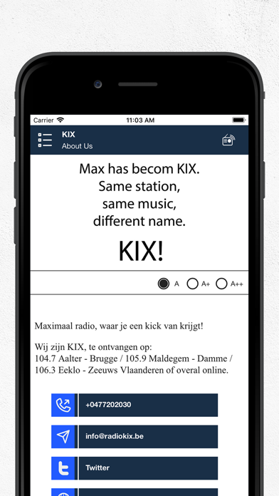 KIX Belgium screenshot 4