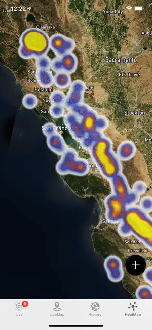Screenshot 1 Mapas de Terremotos - eQuake iphone