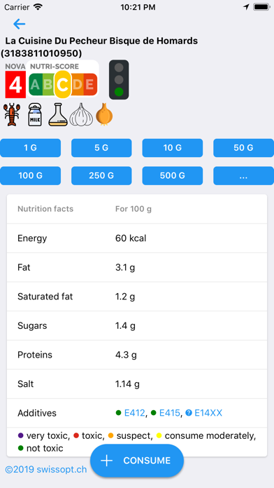 DetoxMe - analyze what you eat screenshot 2