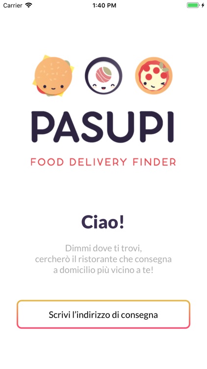 Pasupi - Food Delivery Finder