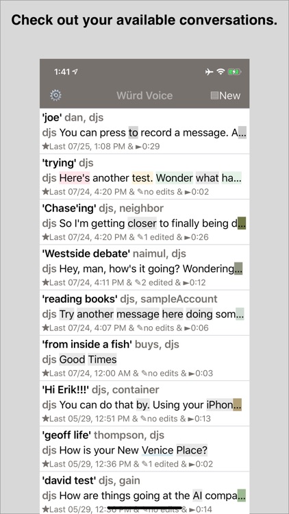 Würd Voice messaging screenshot-4