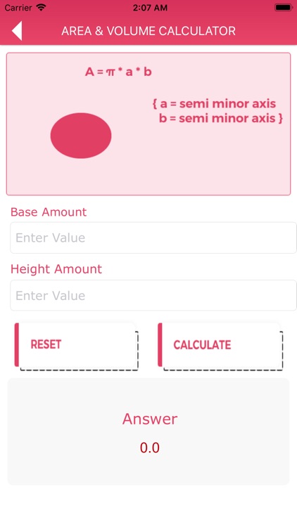 AREA - VOLUME CALCULATOR screenshot-5