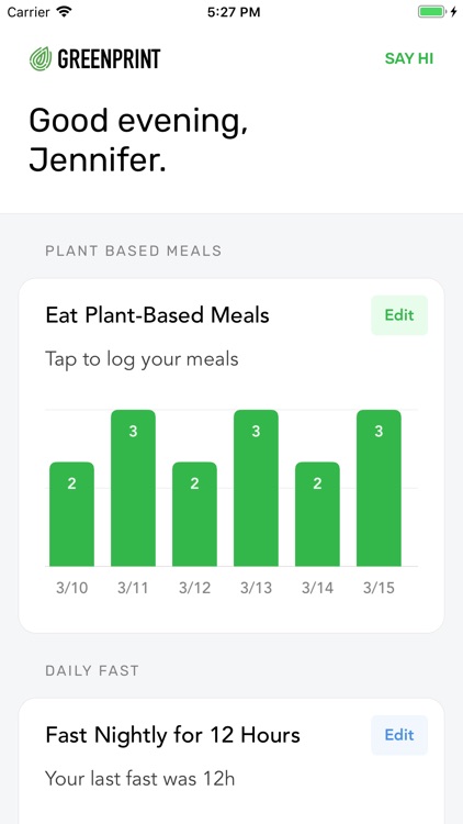 Greenprint — Plant-Based Diet