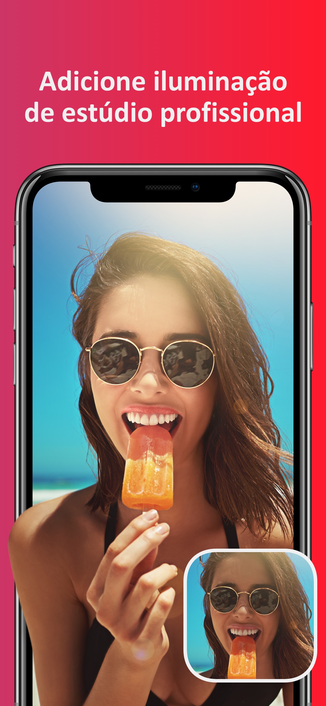 Screenshot do app Facetune2: Editor de Selfies