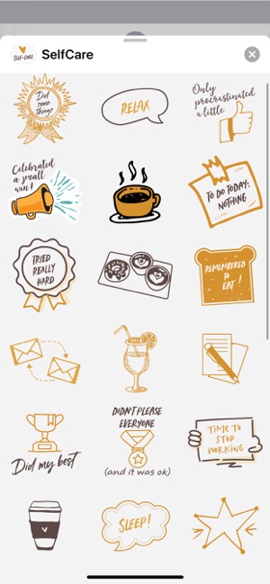 Self-Care Stickers(圖2)-速報App