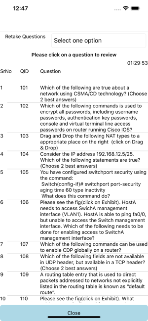 CCENT ICND1 Practice Exam(圖8)-速報App