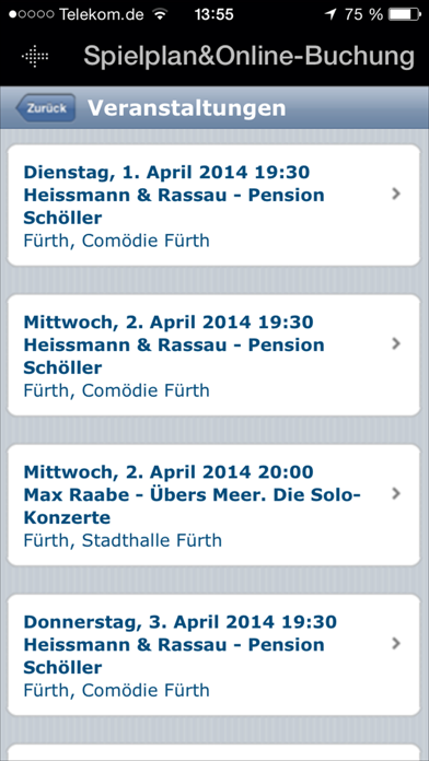 How to cancel & delete COMÖDIE FÜRTH from iphone & ipad 3