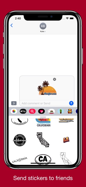 California emojis USA stickers(圖4)-速報App