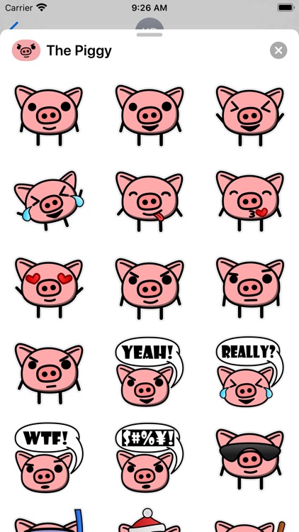 The Piggy Stickers