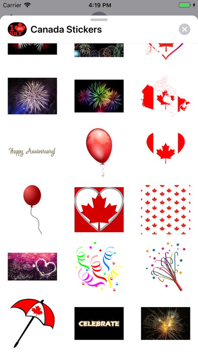 Canada Day Sticker Pack screenshot 4