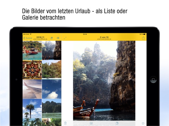 WEB.DE Online-Speicher screenshot 2