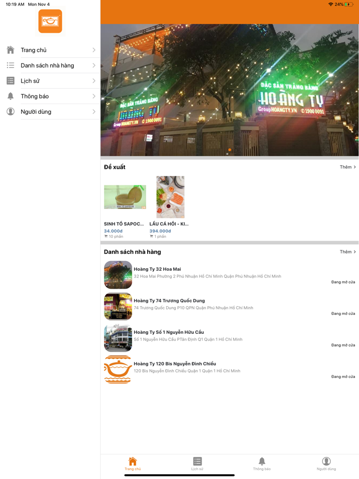 Nhà Hàng Hoàng Ty