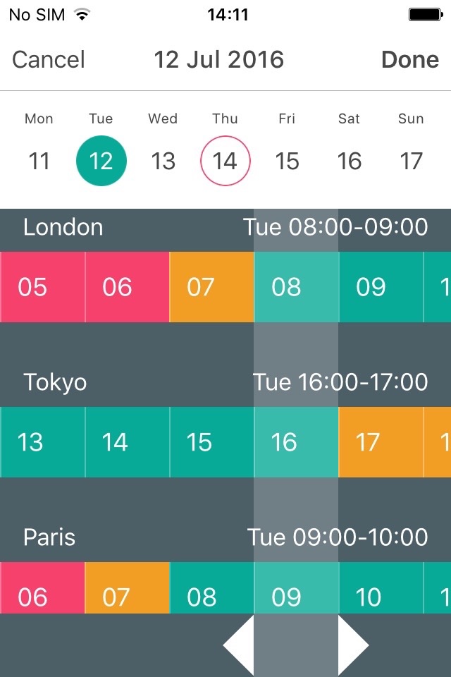 Meeting Planner by timeanddate screenshot 2