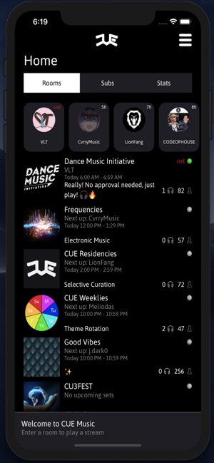 CUE Music - Live Platform