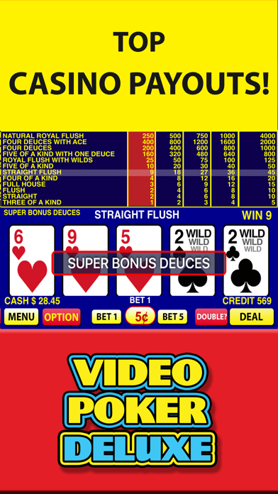 How to cancel & delete Video Poker Deluxe Casino from iphone & ipad 3