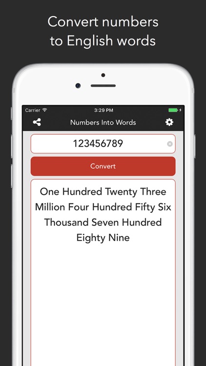 NIW - Numbers Into Words