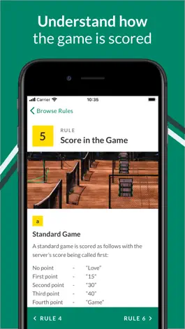 Game screenshot Rules of Tennis apk