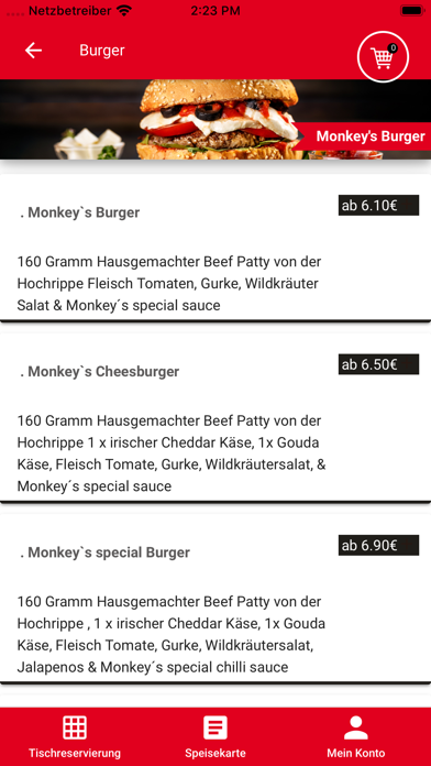 Monkey‘s Burger screenshot 4